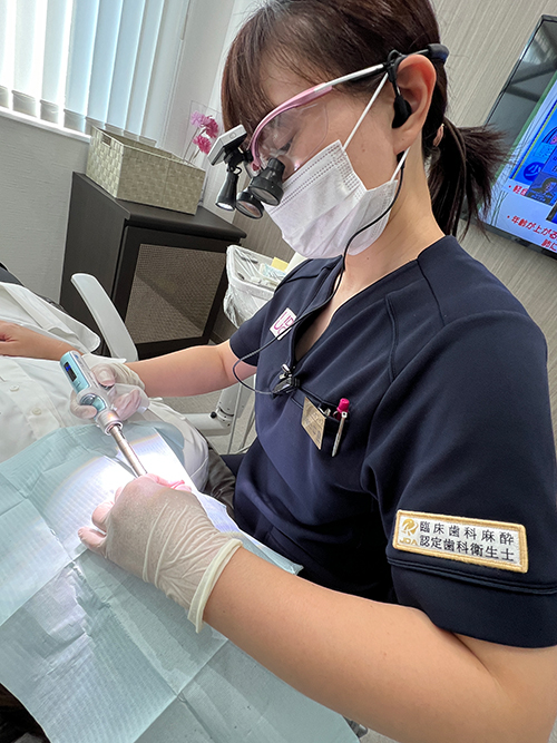 臨床歯科麻酔 認定歯科衛生士を目指せる環境